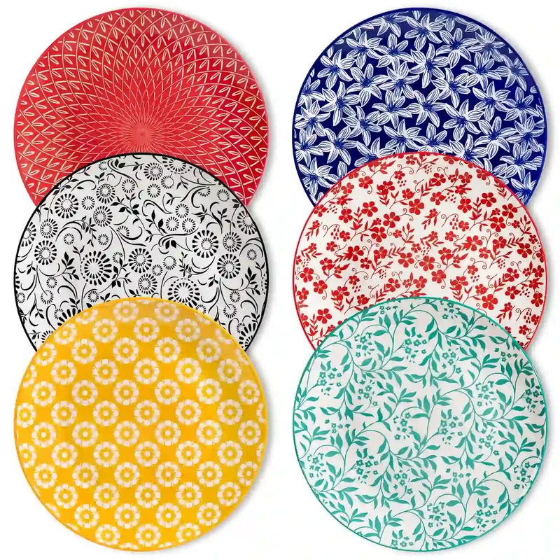 Selene Vibrant Dinner Plates Set of 6